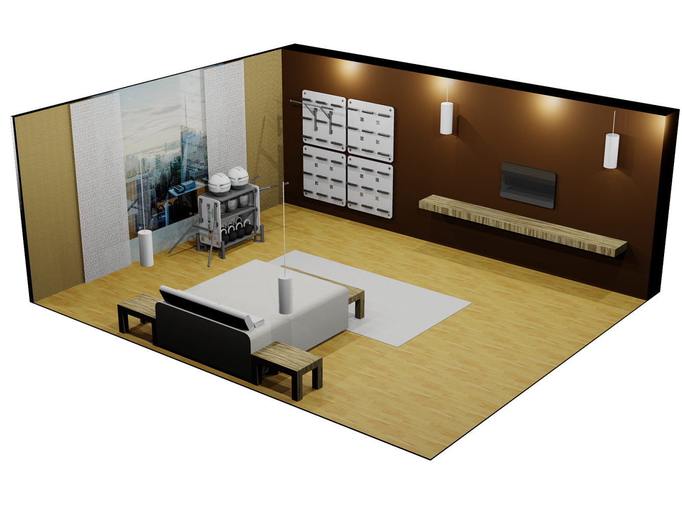 Área de 6 m²
